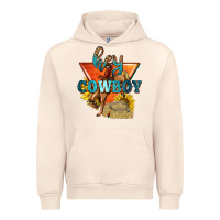 Sandshell hey cowboy with sunflowers Urban Hoodie - texasbilliewilder