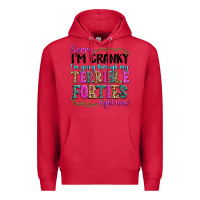 Cardinal sorry im cranky im going through my terrible forti Premium Hoodie - texasbilliewilder