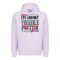 Lilac sorry im cranky im going through my terrible forti Premium Hoodie - texasbilliewilder