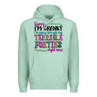 Seafoam sorry im cranky im going through my terrible forti Premium Hoodie - texasbilliewilder