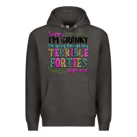 Smoke sorry im cranky im going through my terrible forti Premium Hoodie - texasbilliewilder