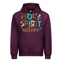 Mauve Wine holy spirit active Urban Hoodie - texasbilliewilder