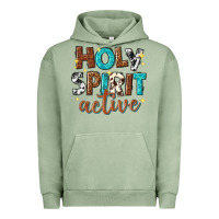 Pigment Oil Green holy spirit active Urban Hoodie - texasbilliewilder
