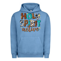Pigment Pebble Blue holy spirit active Urban Hoodie - texasbilliewilder