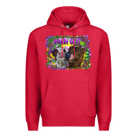 Cardinal Mardi Gras Heifers Premium Hoodie - RanaPortraitStore