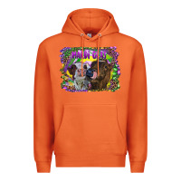 Carrot Mardi Gras Heifers Premium Hoodie - RanaPortraitStore