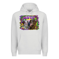 Dove Grey Mardi Gras Heifers Premium Hoodie - RanaPortraitStore