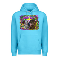 Ocean Blue Mardi Gras Heifers Premium Hoodie - RanaPortraitStore