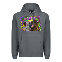 Rock Mardi Gras Heifers Premium Hoodie - RanaPortraitStore