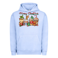 Pigment Grape Ice merry christmas gingerbread coffee cups Urban Hoodie - Zillion Design Studio
