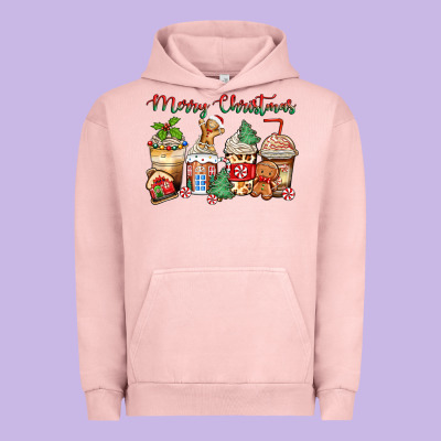 Urban Hoodie merry christmas gingerbread coffee cups