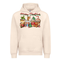 Sandshell merry christmas gingerbread coffee cups Urban Hoodie - Zillion Design Studio