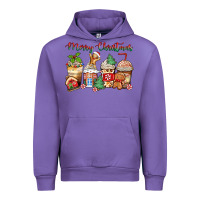 Tulip merry christmas gingerbread coffee cups Urban Hoodie - Zillion Design Studio