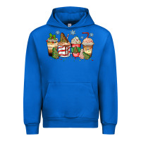 Cobalt christmas tree cake  coffee cups Urban Hoodie - Zillion Design Studio