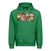 Emerald christmas tree cake  coffee cups Urban Hoodie - Zillion Design Studio