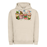 Pigment French Oak christmas tree cake  coffee cups Urban Hoodie - Zillion Design Studio