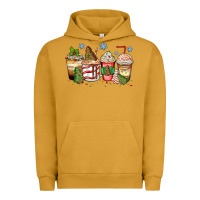 Pigment Peanut Butter christmas tree cake  coffee cups Urban Hoodie - Zillion Design Studio