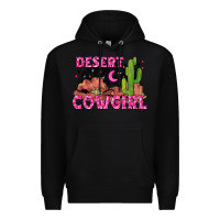 Black desert cowgirl Premium Hoodie - Zillion Design Studio