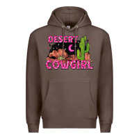 Coffee desert cowgirl Premium Hoodie - Zillion Design Studio