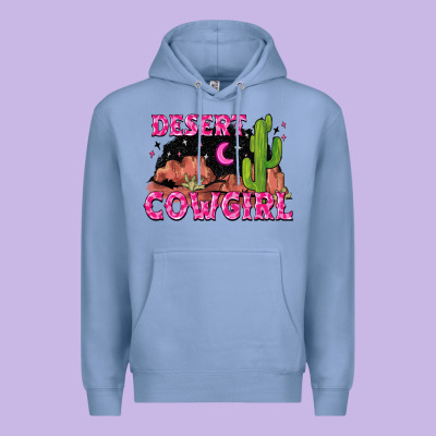 Desert Cowgirl Premium Hoodie Designed By Zillion Design Studio
