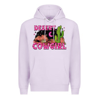 Lilac desert cowgirl Premium Hoodie - Zillion Design Studio