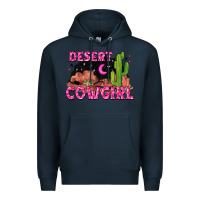 Navy desert cowgirl Premium Hoodie - Zillion Design Studio