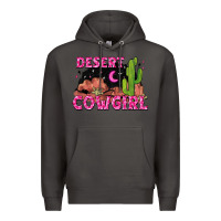Smoke desert cowgirl Premium Hoodie - Zillion Design Studio