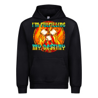 Black i m fulfilling my destiny Urban Hoodie - texasbilliewilder