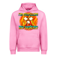 Fuchsia Pink i m fulfilling my destiny Urban Hoodie - texasbilliewilder
