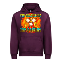 Mauve Wine i m fulfilling my destiny Urban Hoodie - texasbilliewilder