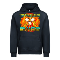 Navy i m fulfilling my destiny Urban Hoodie - texasbilliewilder