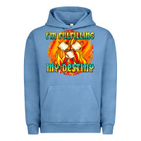 Pigment Pebble Blue i m fulfilling my destiny Urban Hoodie - texasbilliewilder