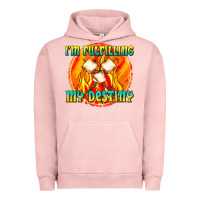 Pigment Salmon i m fulfilling my destiny Urban Hoodie - texasbilliewilder