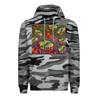 Slate Camo Mardi gras king cake and crawfish Premium Hoodie - RanaPortraitStore