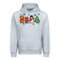 Heather Grey christmas gingerbread cookies Urban Hoodie - Zillion Design Studio