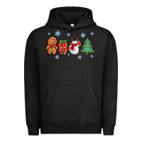 Pigment Black christmas gingerbread cookies Urban Hoodie - Zillion Design Studio