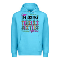 Ocean Blue sorry i’m cranky i’m going through my terrible Premium Hoodie - texasbilliewilder