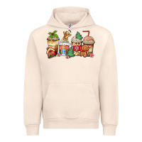 Sandshell christmas gingerbread coffee cups Urban Hoodie - Zillion Design Studio