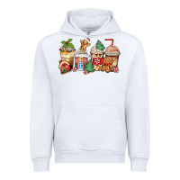 White christmas gingerbread coffee cups Urban Hoodie - Zillion Design Studio