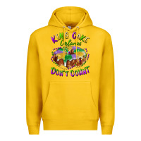 Lemon mardi gras king cake calories don't count Premium Hoodie - RanaPortraitStore