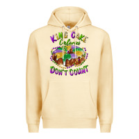 Pina Colada mardi gras king cake calories don't count Premium Hoodie - RanaPortraitStore