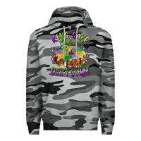 Slate Camo mardi gras king cake calories don't count Premium Hoodie - RanaPortraitStore