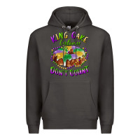 Smoke mardi gras king cake calories don't count Premium Hoodie - RanaPortraitStore