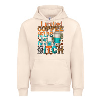 Sandshell i pretend coffee helps but im stil a bitch Urban Hoodie - texasbilliewilder