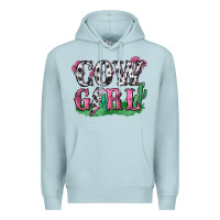 Blue Mist cowgirl lightning bolt Premium Hoodie - Zillion Design Studio
