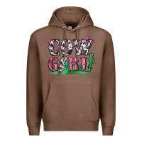 Chestnut cowgirl lightning bolt Premium Hoodie - Zillion Design Studio