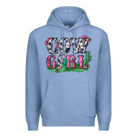 Colony Blue cowgirl lightning bolt Premium Hoodie - Zillion Design Studio