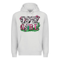 Dove Grey cowgirl lightning bolt Premium Hoodie - Zillion Design Studio