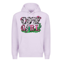 Lilac cowgirl lightning bolt Premium Hoodie - Zillion Design Studio