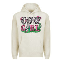 Oatmeal Heather cowgirl lightning bolt Premium Hoodie - Zillion Design Studio